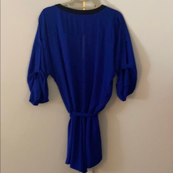 BCBG Royal blue romper with black - Picture 3 of 4